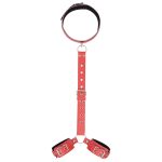 3-in-1 SM Bondage Set with Collar and Handcuffs - Image 3