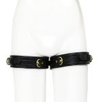 Leather Erotic Thigh Cuffs - Image 4
