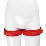 Leather Erotic Thigh Cuffs - Image 5
