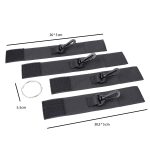 Nylon Wrist & Ankle Restraints with Center Ring - Image 2