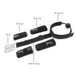 Silicone Gag Collar With Cuffs - Image 8