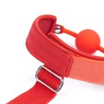 Silicone Gag Collar With Cuffs - Image 2