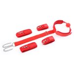 Silicone Gag Collar With Cuffs - Image 5