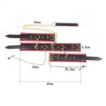 Collar And Handcuffs With Nipple Clamp Body Restraint - Image 9