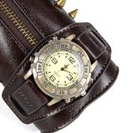 Men Leather Bracers Zipper - Image 3