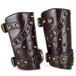 Men Leather Bracers Zipper - Image 4