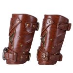 Steampunk Retro Knight Leather Arm Cuff - Image 7