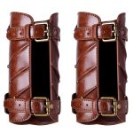 Steampunk Retro Knight Leather Arm Cuff - Image 3