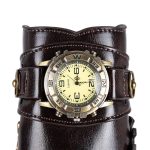 Medieval Unisex Faux Back Leather Bracer Arm Cuff - Image 4