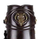 Medieval Unisex Faux Back Leather Bracer Arm Cuff - Image 5