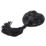 Satin Rose Heart Nipple Pasties With Tassel - Image 3