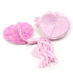Satin Rose Heart Nipple Pasties With Tassel - Image 5