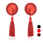 Satin Lace Nipple Covers With Tassels - Image 6