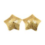 Pair of Shiny Red Sequin Star Nipple Pasties Covers - Image 10