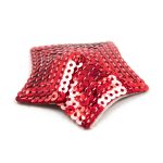 Pair of Shiny Red Sequin Star Nipple Pasties Covers - Image 11