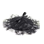 Black Nipple Pasties with Lace Overlay - Image 3