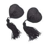 Heart Stones Nipple Covers With Tassels - Image 11