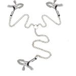 Nipple Clamps and Clit Clamp with Chain - Image 3