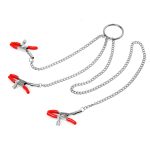 Nipple Clamps and Clit Clamp with Chain - Image 5