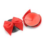 Red Bow Nipple Pasties - PVC - Image 7