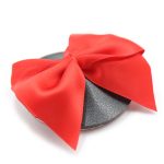 Red Bow Nipple Pasties - PVC - Image 4