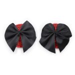 Bow Nipple Pasties - Red Scales - Image 6