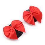 Bow Nipple Pasties - Black Scales - Image 6