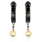 Unisex Alligator Nipple Clamps With Bell - Image 3