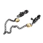 Unisex Alligator Nipple Clamps With Bell And Chain - Image 2