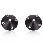 Rivet Front Leather Nipple Pasties - Image 6