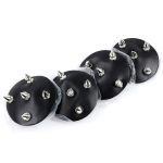 Rivet Front Leather Nipple Pasties - Image 4