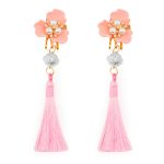 Flower Nipple Clip With Bell Tassel - Image 2
