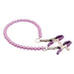 Nipple Clamps With Colorful Pearl Chain - Image 2