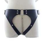 Leather & BDSM Thong with Chain - Image 2