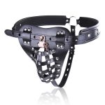 Leather Male Chastity Belt - Image 6
