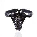 Leather Male Chastity Belt - Image 5