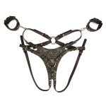 Steam Punk Strap On Harness With Cuffs - Image 6