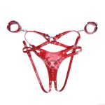 Steam Punk Strap On Harness With Cuffs - Image 8