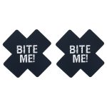 Bite Me Cross Nipple Stickers
