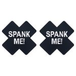 Spank Me Cross Nipple Pasties - Image 2