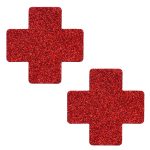 Glitter Cross Nipple Pasties - Image 10