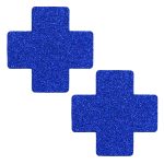 Glitter Cross Nipple Pasties - Image 2
