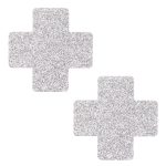 Glitter Cross Nipple Pasties - Image 3