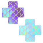 Mermaid X Cross Shape Breast Stickers