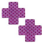 Sequin Cross Nipple Pasties - Image 2