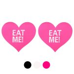 Eat Me Heart Nipple Stickers