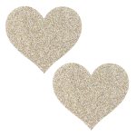 Glitter Heart-shaped Nipple Cover - Image 8