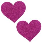 Glitter Heart-shaped Nipple Cover - Image 9