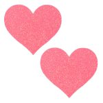 Glitter Heart-shaped Nipple Cover - Image 2