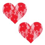 Lace Heart Nipple Pasties - Image 4